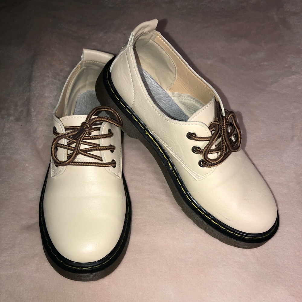 Beige Heart Boots